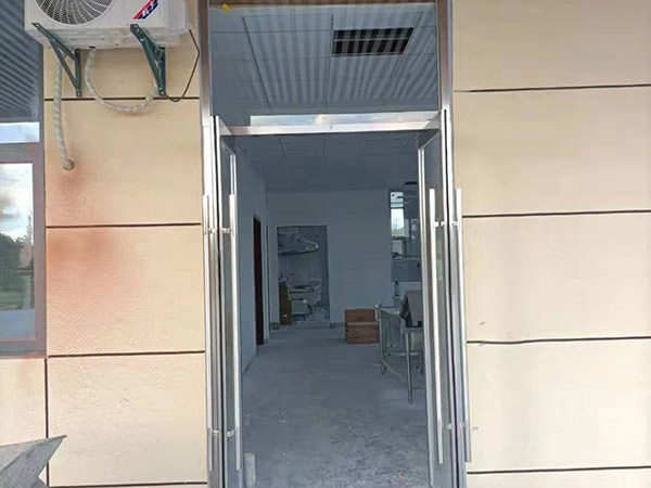 不銹鋼地彈簧門